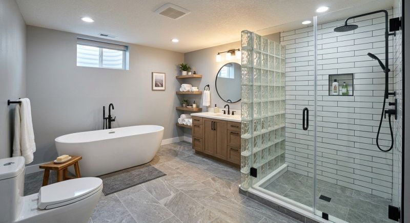 Basement Bathroom Remodeling in Kaufman County, TX